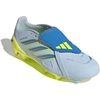 adidas Unisex-Adult League Predator Fold-Over Tongue Firm/Multi Ground Cleat(Crystal Sky/Ray Blue/Team Solar Yellow)