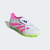 adidas Unisex-Adult League Predator Fold-Over Tongue Firm/Multi Ground Cleat(Ftwwht/Lucpnk/Luclem)