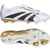 adidas Unisex-Adult League Predator Fold-Over Tongue Firm/Multi Ground Cleat(White/Black/Gold Metallic)