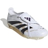 adidas Unisex-Adult League Predator Fold-Over Tongue Firm/Multi Ground Cleat(White/Black/Gold Metallic)