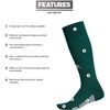adidas Utility OTC Socks – White 5140216(Team Dark Green/Light Onix Grey/White)