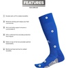 adidas Utility OTC Socks – White 5140216(Team Royal Blue/Light Onix Grey/White)