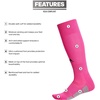 adidas Utility OTC Socks – White 5140216(Team Shock Pink/Light Onix Grey/Black)