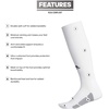 adidas Utility OTC Socks – White 5140216(White/Light Onix Grey/Black)