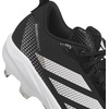 adidas Women’s Adizero Instict TPU 2.0 Softball Cleats(Black/White/Silver Metallic)