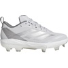 adidas Women’s Adizero Instict TPU 2.0 Softball Cleats(Team Light Grey/Silver Metallic/Team Grey)