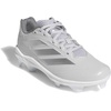 adidas Women’s Adizero Instict TPU 2.0 Softball Cleats(Team Light Grey/Silver Metallic/White)