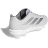 adidas Women’s Adizero Instict TPU 2.0 Softball Cleats(Team Light Grey/Silver Metallic/White)