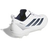 adidas Women’s Adizero Instict TPU 2.0 Softball Cleats(White/Team Navy Blue/Team Navy Blue)