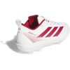 adidas Women’s Adizero Instict TPU 2.0 Softball Cleats(White/Team Power Red/Team Power Red)