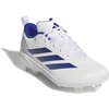 adidas Women’s Adizero Instict TPU 2.0 Softball Cleats(White/Team Royal Blue/Team Royal Blue)