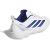 adidas Women’s Adizero Instict TPU 2.0 Softball Cleats(White/Team Royal Blue/Team Royal Blue)