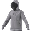 adidas Women’s Entrada 26 Full-zip Hoodie(Team Light Grey/White)