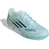 adidas Womens F50 Sparkfusion League Firm Ground Artificial Ground Sneakers Shoes – Pink(Almost Blue/Dusky Petrol/Yellow)