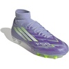 adidas Women’s F50 Sparkfusion League Firm Ground Soccer Shoes(Violet Tone/Lucid Lemon/Purple Rush)