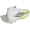 adidas Women’s F50 Sparkfusion League Firm Ground Soccer Shoes(White/Iron Metallic/Yellow)