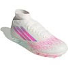 adidas Women’s F50 Sparkfusion League Firm Ground Soccer Shoes(White/Lucid Pink/White)