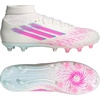 adidas Women’s F50 Sparkfusion League Firm Ground Soccer Shoes(White/Lucid Pink/White)