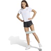 adidas Womens Pacer Training 3-Stripes Woven High-Rise Shorts(Black/White)