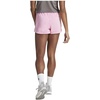 adidas Womens Pacer Training 3-Stripes Woven High-Rise Shorts(Bliss Pink/White)