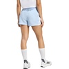 adidas Womens Pacer Training 3-Stripes Woven High-Rise Shorts(Blue/White)