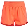 adidas Womens Pacer Training 3-Stripes Woven High-Rise Shorts(Bright Red)