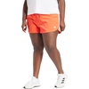 adidas Womens Pacer Training 3-Stripes Woven High-Rise Shorts(Bright Red)