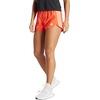 adidas Womens Pacer Training 3-Stripes Woven High-Rise Shorts(Bright Red/White)