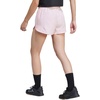 adidas Womens Pacer Training 3-Stripes Woven High-Rise Shorts(Glow Pink Mel/Glow Pink)