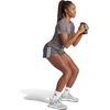adidas Womens Pacer Training 3-Stripes Woven High-Rise Shorts(Gresix/White)