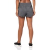 adidas Womens Pacer Training 3-Stripes Woven High-Rise Shorts(Grey/White)