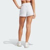 adidas Womens Pacer Training 3-Stripes Woven High-Rise Shorts(Halo Blue)