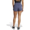 adidas Womens Pacer Training 3-Stripes Woven High-Rise Shorts(Shadow Navy/Shadow Navy)
