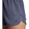 adidas Womens Pacer Training 3-Stripes Woven High-Rise Shorts(Shadow Navy/Shadow Navy)