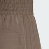 adidas Womens Pacer Training 3-Stripes Woven High-Rise Shorts(Shadow Olive/Shadow Olive)