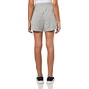 adidas Womens Pacer Training 3-Stripes Woven High-Rise Shorts(Solid Grey)