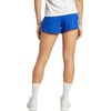 adidas Womens Pacer Training 3-Stripes Woven High-Rise Shorts(Team Royal Blue/White)