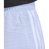 adidas Womens Pacer Training 3-Stripes Woven High-Rise Shorts(Violet Tone Mel/Violet Tone)