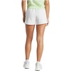 adidas Womens Pacer Training 3-Stripes Woven High-Rise Shorts(White/White)