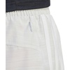 adidas Womens Pacer Training 3-Stripes Woven High-Rise Shorts(Wonder Alumina Mel/Wonder Alumina)