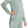 adidas Women’s Tiro Essentials Training Track Top(Silver Green/White)