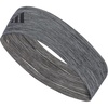 adidas Alphaskin Tie Headband(Heather Grey/Black/Grip)