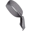 adidas Alphaskin Tie Headband(Heather Grey/Black/Plus Tie/Tie)