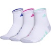 White/Pulse Mint Green/Lucid Fuchsia Pink/3.0/Quarter