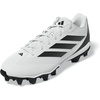 adidas Mens Adizero Impact 2.0 Molded Sneakers Shoes – White(White/Black/Black)