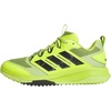 adidas Mens Adizero Impact Turf Trainer Training Sneakers Shoes – White(Solar Slime/Silver Metallic/Black)
