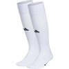 adidas Rivalry Over-the-Calf Soccer Socks 2 Pairs | Unisex, 2-Pack, Cushioned Impact Zones, Arch & Ankle Support, Secure Compression, Over-The-Calf Fit, Game & Practice Ready(White/Black/2)