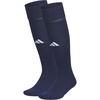 adidas Rivalry Over-the-Calf Soccer Socks 2 Pairs | Unisex, 2-Pack, Cushioned Impact Zones, Arch & Ankle Support, Secure Compression, Over-The-Calf Fit, Game & Practice Ready(Team Navy Blue 2/White/2)