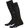 adidas Rivalry Over-the-Calf Soccer Socks 2 Pairs | Unisex, 2-Pack, Cushioned Impact Zones, Arch & Ankle Support, Secure Compression, Over-The-Calf Fit, Game & Practice Ready(1/Black/White)