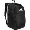 adidas Stadium Soccer Backpack 36L | Padded Laptop Sleeve, Holds A Size 5 Ball, Vented Gear Pocket, Stays Dry On Wet Fields, School Gym & Travel Ready(Black/4)